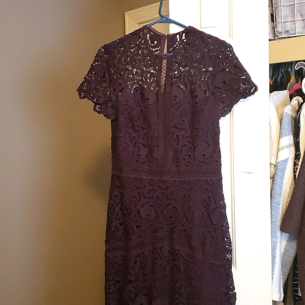 Antonio Melani maroon lace mermaid 🧜‍♀️ dress